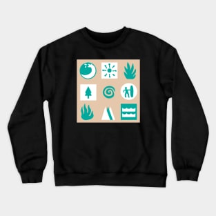 Surfer Geometry Crewneck Sweatshirt